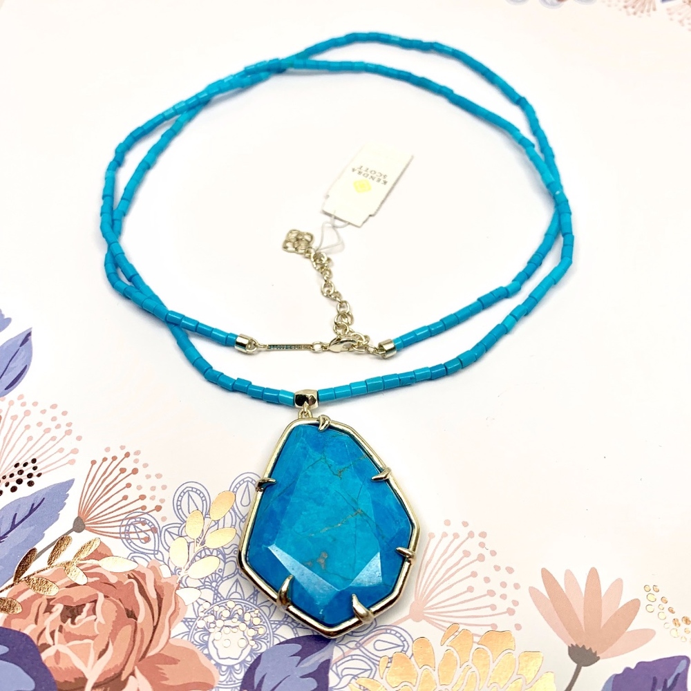 KENDRA SCOTT BEATRIX LONG PENDANT NECKLACE